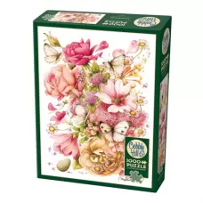 Ramo De Rosas Y Mariposas 1000pz