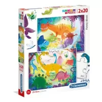 020 Dinosaurios 2x20pz