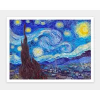 La Noche Estrellada - Vincent Van Gogh 1200pz
